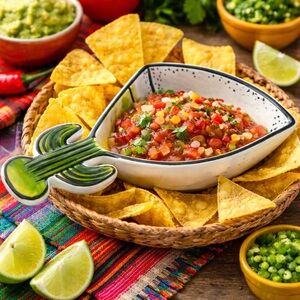 ⤵️ Clay Art Vintage drink dish plate tray  🍸